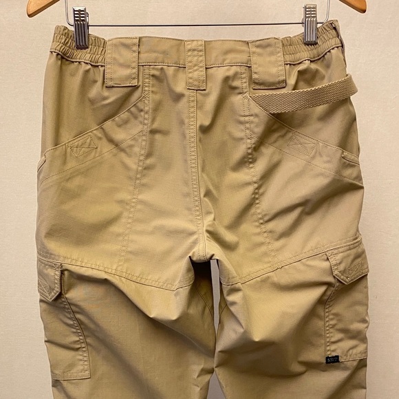 5.11 Tactical 8 Women's Taclite Pro Cargo Pants Rip Stop Style 64360 Beige Tan - Picture 8 of 13